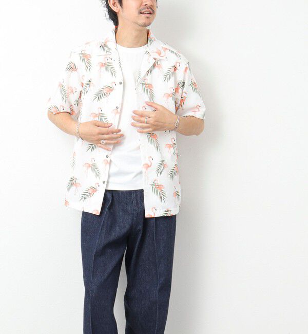 NOLLEY'S goodman「【DotAir/ドットエア】《吸水速乾》総柄シャツ 25SS」|シャツ・ブラウス|