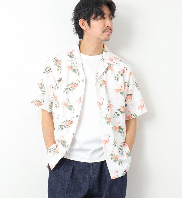 NOLLEY'S goodman「【DotAir/ドットエア】《吸水速乾》総柄シャツ 25SS」|シャツ・ブラウス|