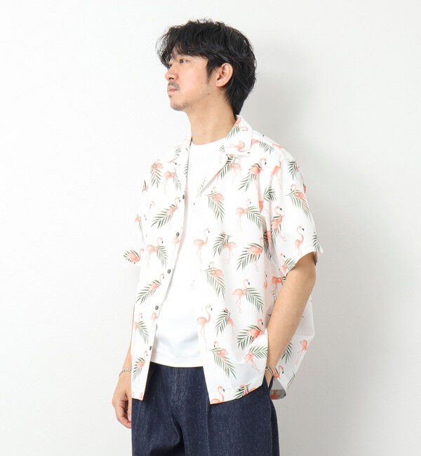NOLLEY'S goodman「【DotAir/ドットエア】《吸水速乾》総柄シャツ 25SS」|シャツ・ブラウス|