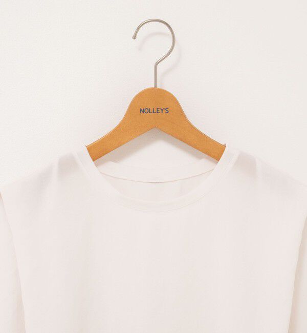 NOLLEY'S「【松葉☆別注アイテム】《セットアップ対応》エアリージョーゼットノースリーブブラウス」|シャツ・ブラウス|