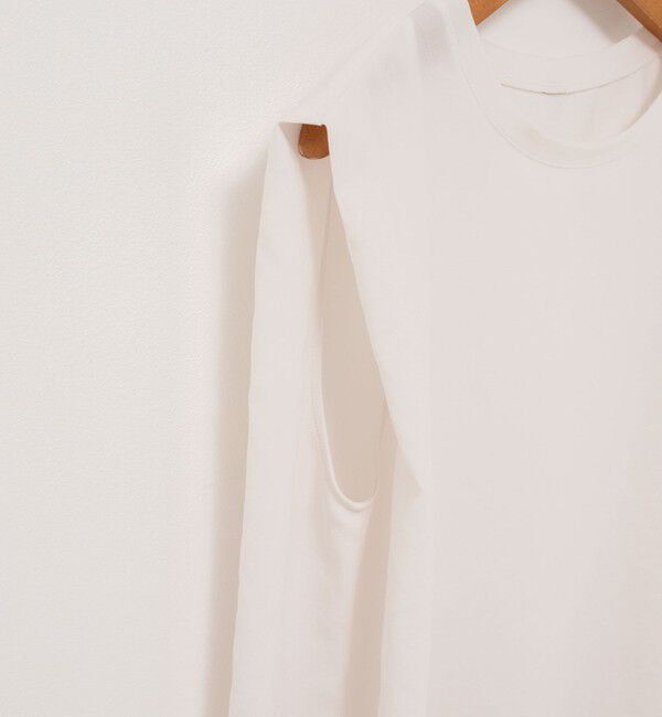 NOLLEY'S「【松葉☆別注アイテム】《セットアップ対応》エアリージョーゼットノースリーブブラウス」|シャツ・ブラウス|