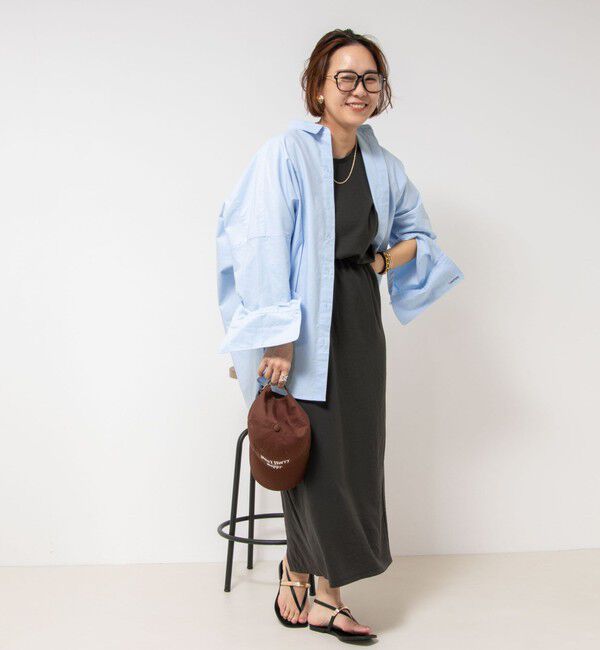 NOLLEY'S「【松葉☆別注アイテム】《セットアップ対応》エアリージョーゼットノースリーブブラウス」|シャツ・ブラウス|