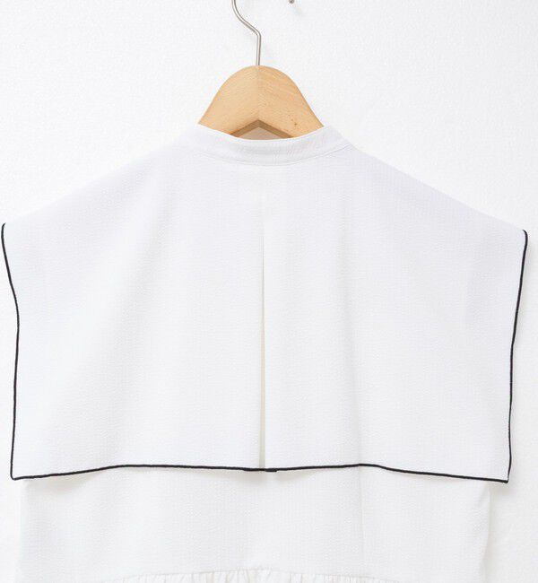 NOLLEY'S「ビッグカラーノースリーブブラウス」|シャツ・ブラウス|