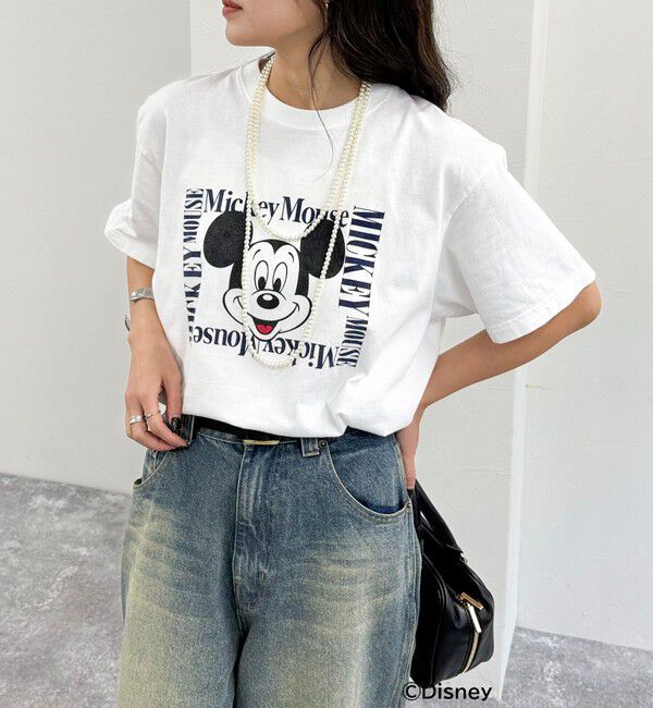 fredy emue「【GOOD ROCK SPEED/グッドロックスピード】Disney Mickey半袖Tシャツ」|Tシャツ・カットソー|