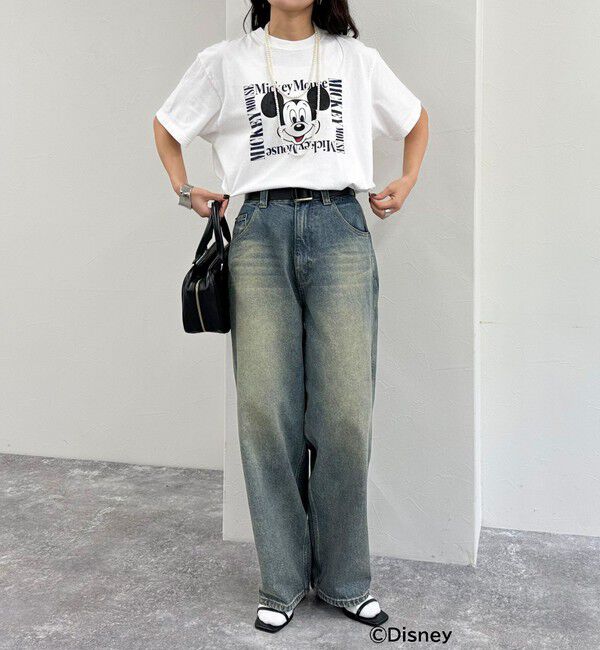 fredy emue「【GOOD ROCK SPEED/グッドロックスピード】Disney Mickey半袖Tシャツ」|Tシャツ・カットソー|