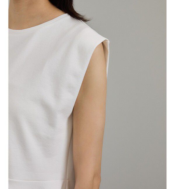 SALON adam et rope'「【WEB限定】ショルダータックペプラムプルオーバー」|Tシャツ・カットソー|