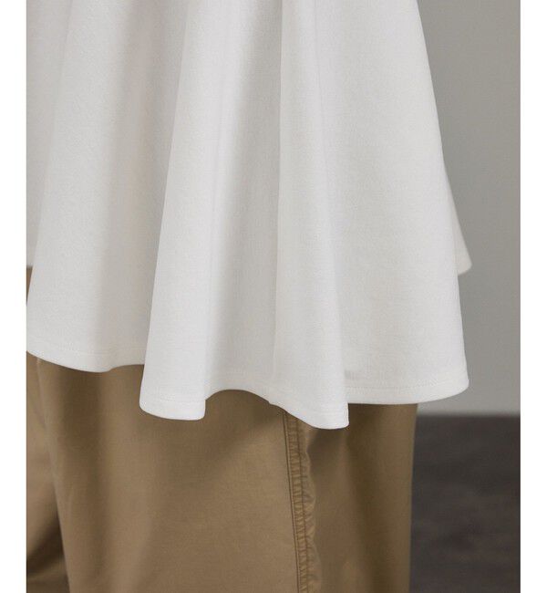 SALON adam et rope'「【WEB限定】ショルダータックペプラムプルオーバー」|Tシャツ・カットソー|