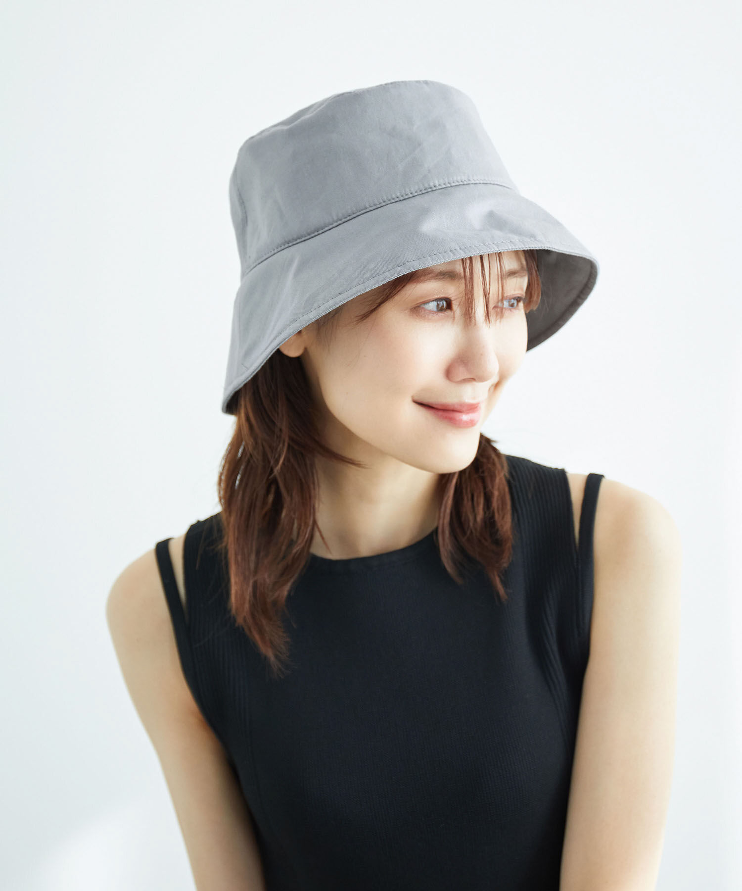 ROPE PICNIC PASSAGE「【コカゲル】UVカット/ダウンバケットハット/リンクコーデ」|ハット|ブルー系(45)