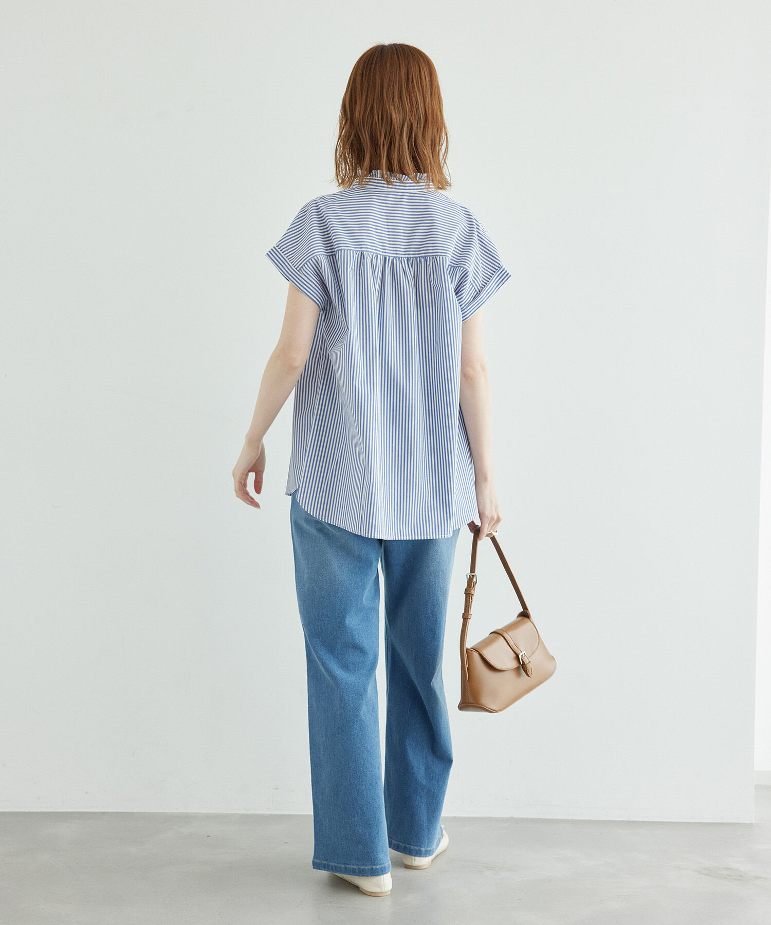 Rope&rsquo;Picnic「新色追加/フリルバンドシャツ」|シャツ・ブラウス|