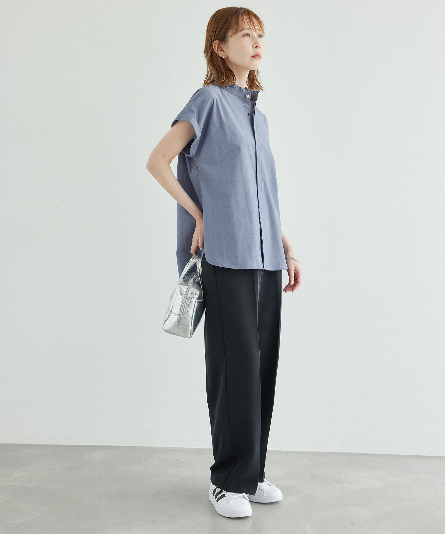 Rope&rsquo;Picnic「新色追加/フリルバンドシャツ」|シャツ・ブラウス|