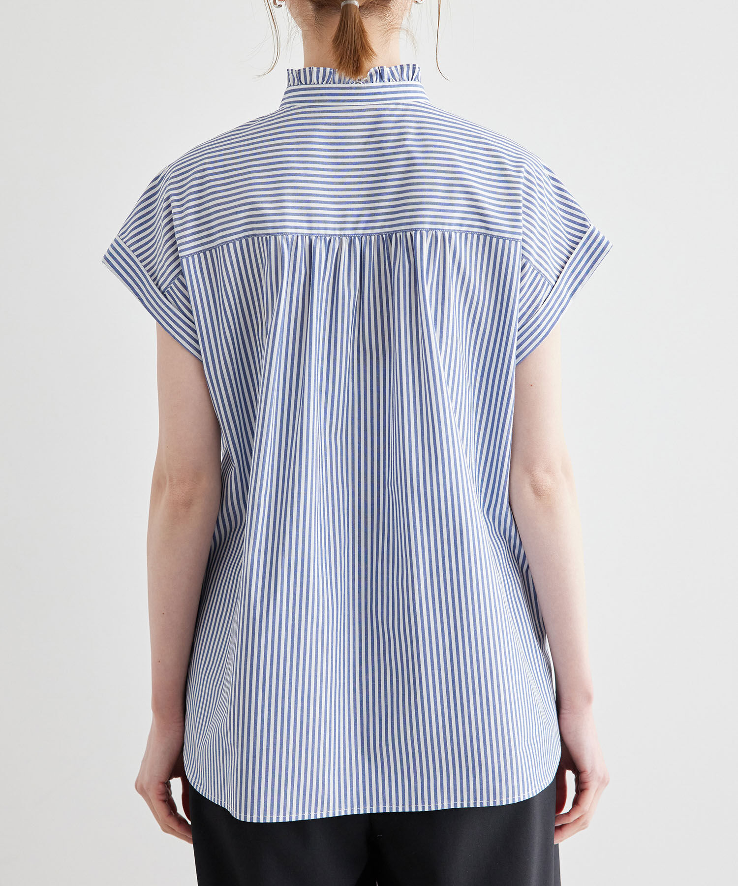 Rope&rsquo;Picnic「新色追加/フリルバンドシャツ」|シャツ・ブラウス|