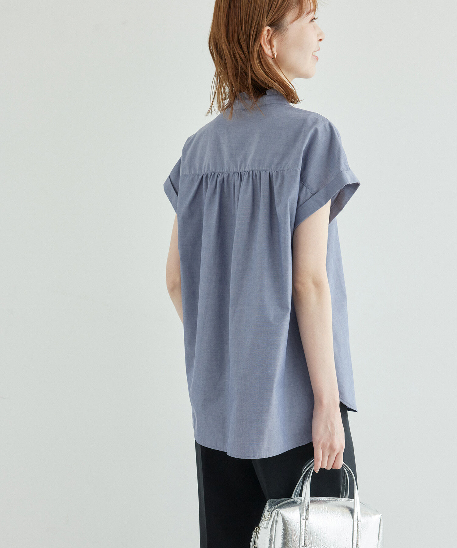 Rope&rsquo;Picnic「新色追加/フリルバンドシャツ」|シャツ・ブラウス|