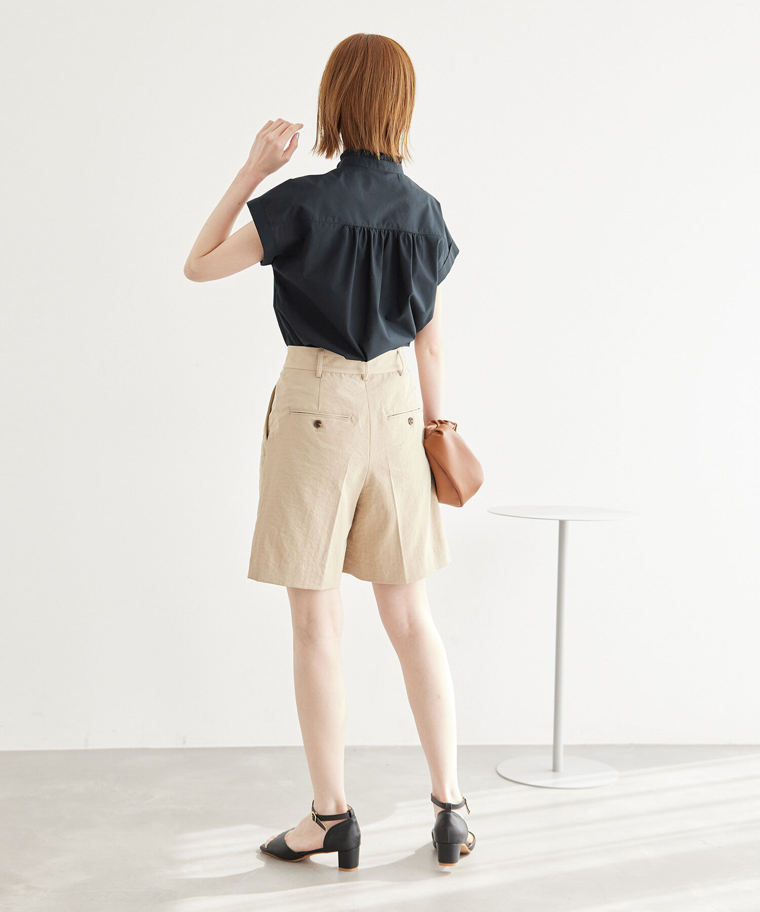 Rope&rsquo;Picnic「新色追加/フリルバンドシャツ」|シャツ・ブラウス|