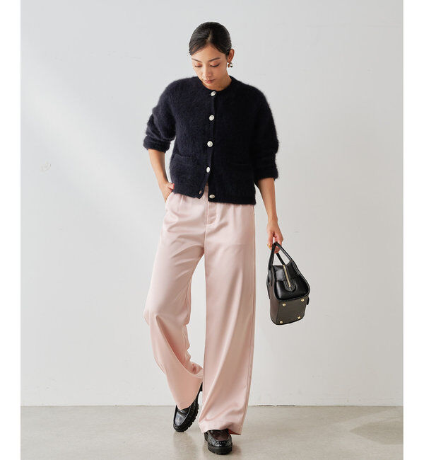  「カシミヤ混ファーニットジャケット」|ニット・セーター|