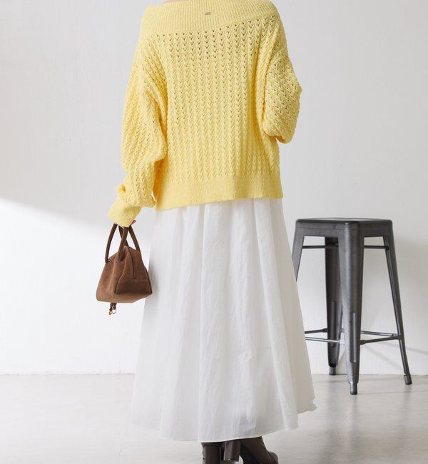  「レースステッチニット」|ニット・セーター|