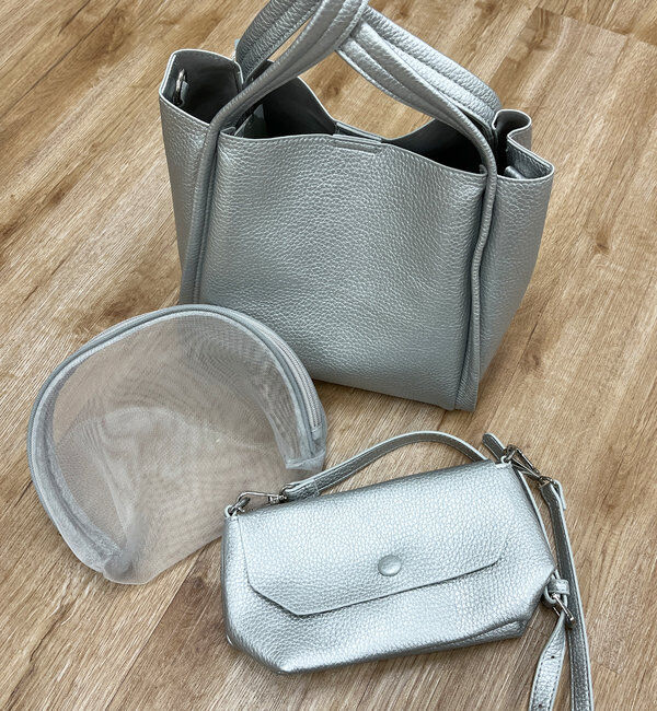  「【ベストセラーアイテム】ミニショルダー付ソフトレザー調ミニバッグ」|トートバッグ|