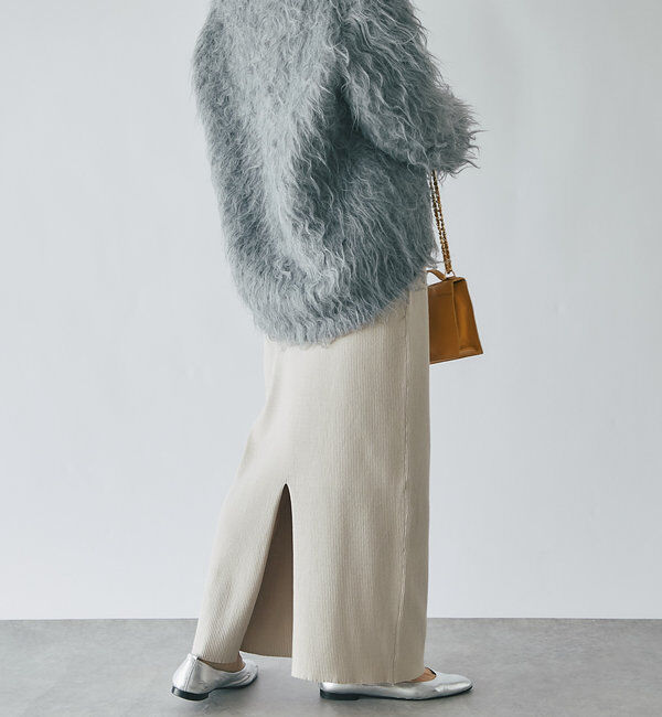  「予約【新色追加/マイナス3kg/レビュー高評価☆】リブタイトスカート」|スカート|