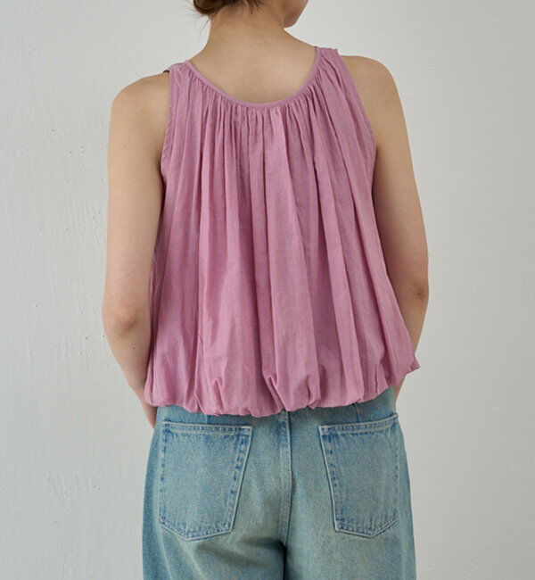  「【WALANCE】オーガニックコットンバルーンブラウス」|シャツ・ブラウス|
