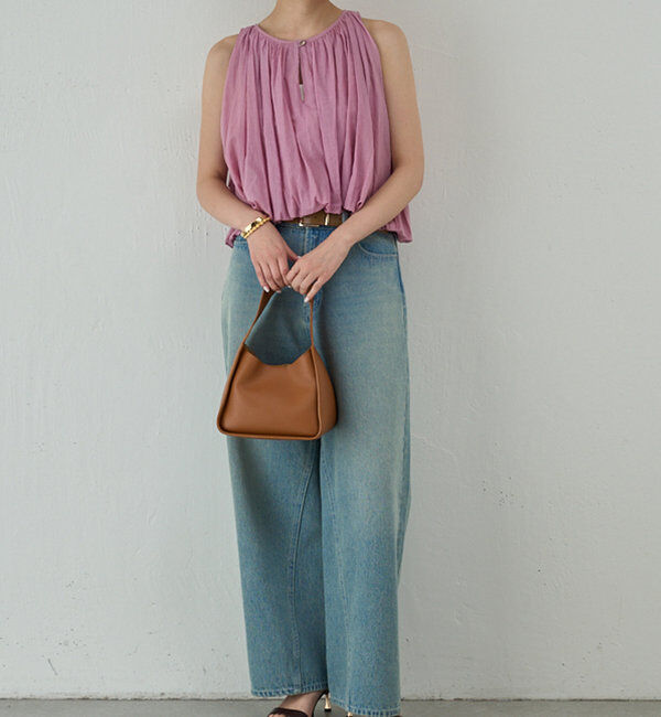  「【WALANCE】オーガニックコットンバルーンブラウス」|シャツ・ブラウス|