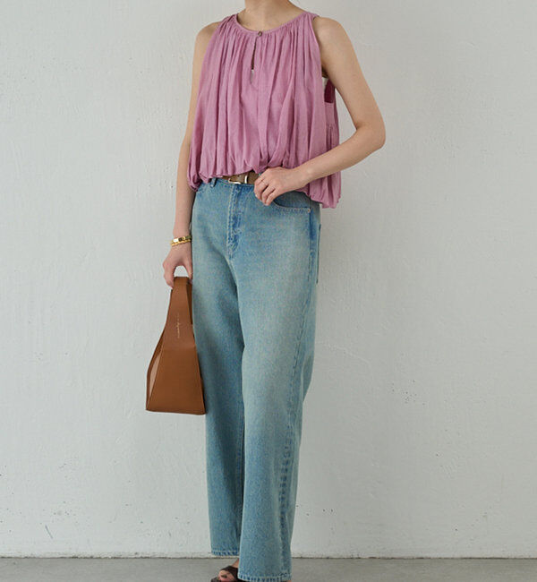  「【WALANCE】オーガニックコットンバルーンブラウス」|シャツ・ブラウス|