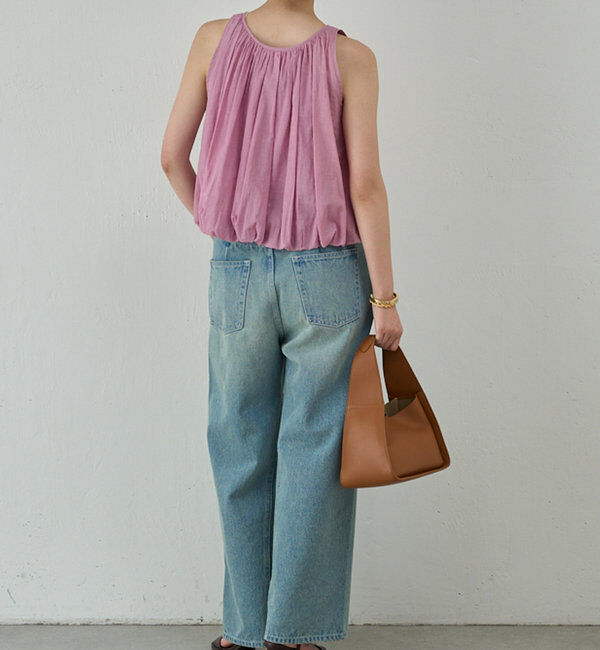  「【WALANCE】オーガニックコットンバルーンブラウス」|シャツ・ブラウス|