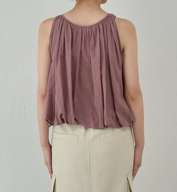  「【WALANCE】オーガニックコットンバルーンブラウス」|シャツ・ブラウス|