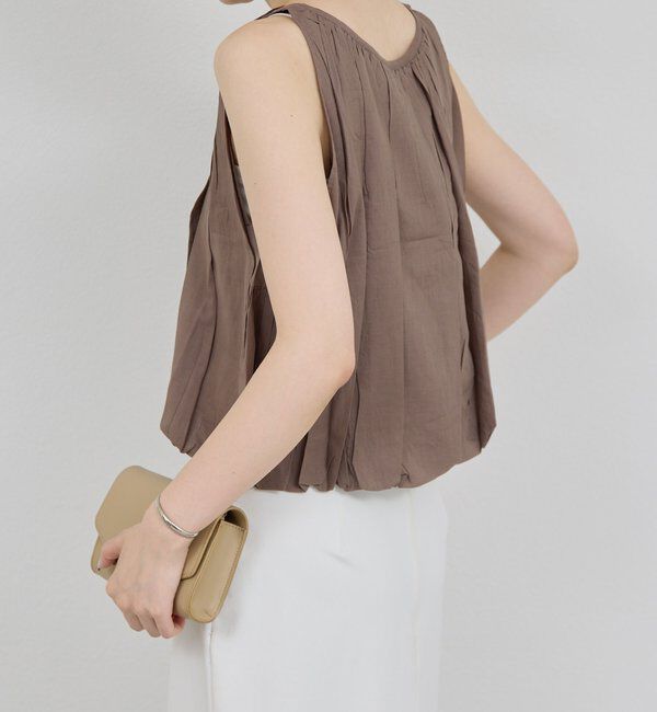  「【WALANCE】オーガニックコットンバルーンブラウス」|シャツ・ブラウス|