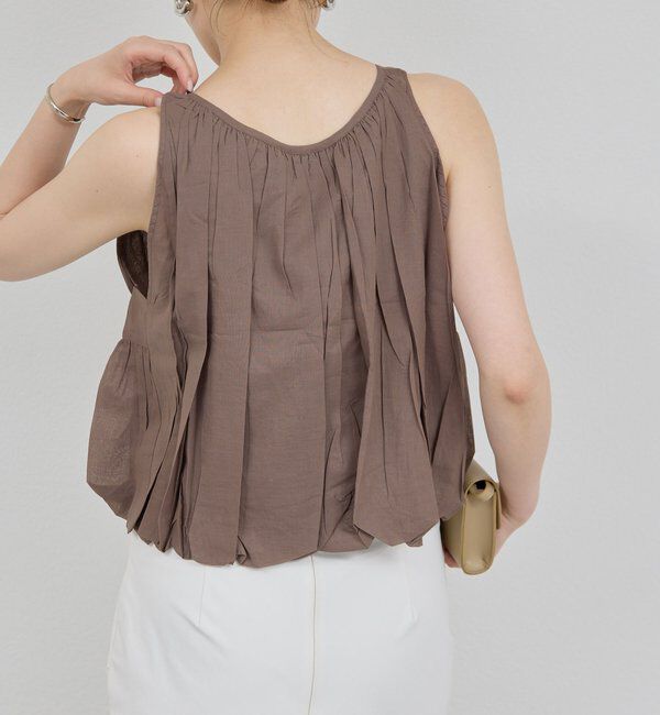  「【WALANCE】オーガニックコットンバルーンブラウス」|シャツ・ブラウス|