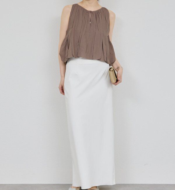  「【WALANCE】オーガニックコットンバルーンブラウス」|シャツ・ブラウス|