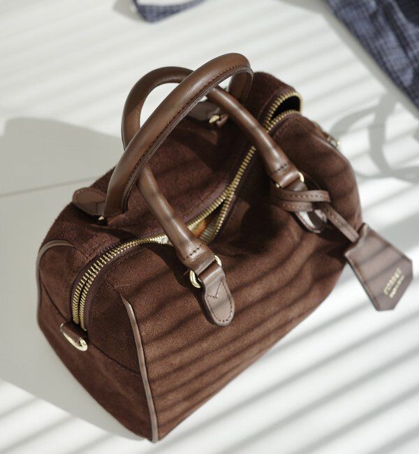  「スエード2WAYミニボストンバッグ」|ボストンバッグ|