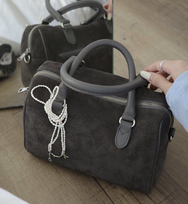  「スエード2WAYミニボストンバッグ」|ボストンバッグ|