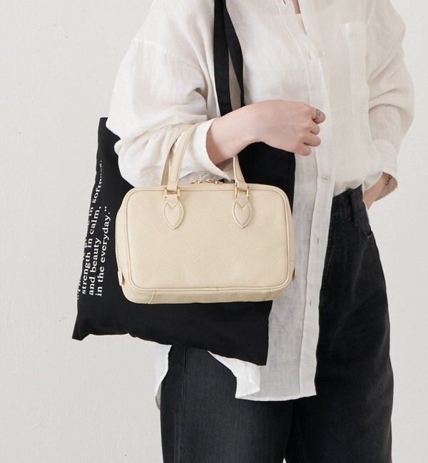  「レザー2WAYミニボストンバッグ」|ボストンバッグ|