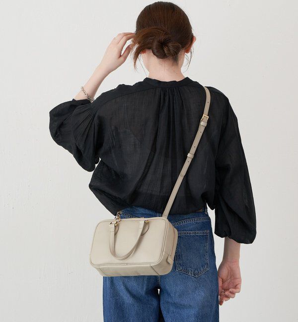  「レザー2WAYミニボストンバッグ」|ボストンバッグ|