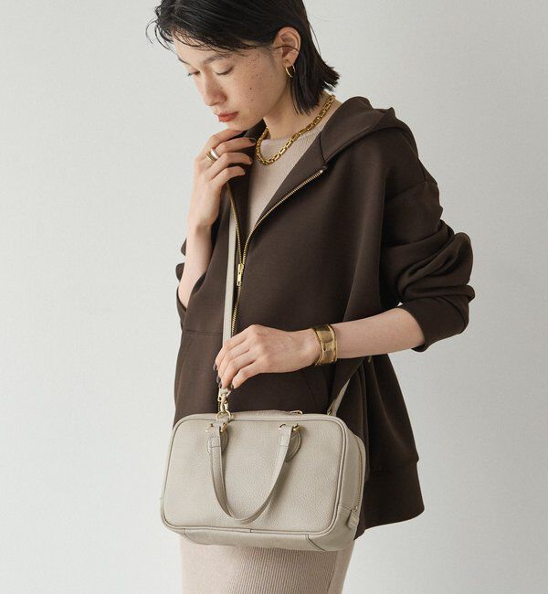  「レザー2WAYミニボストンバッグ」|ボストンバッグ|