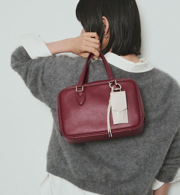  「レザー2WAYミニボストンバッグ」|ボストンバッグ|