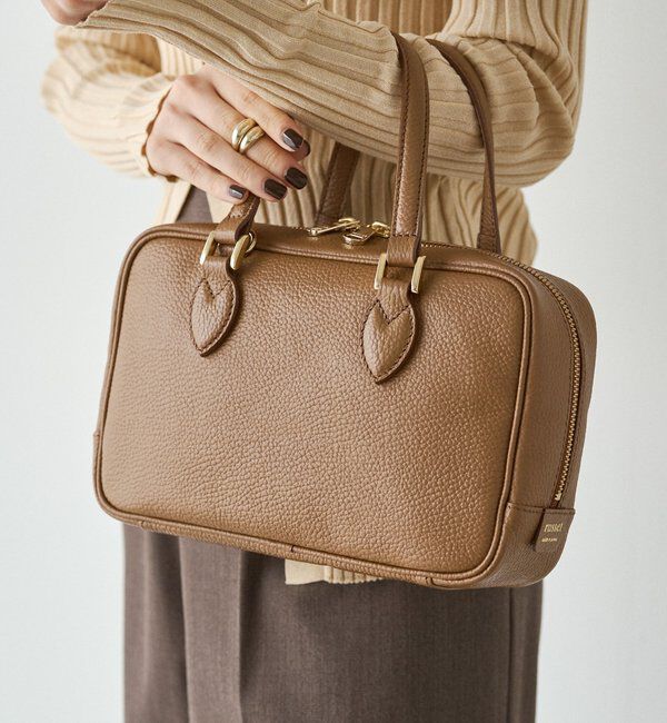  「レザー2WAYミニボストンバッグ」|ボストンバッグ|