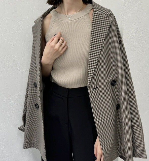  「【インナー/トップス◎】アメスリニットタンク」|キャミソール|