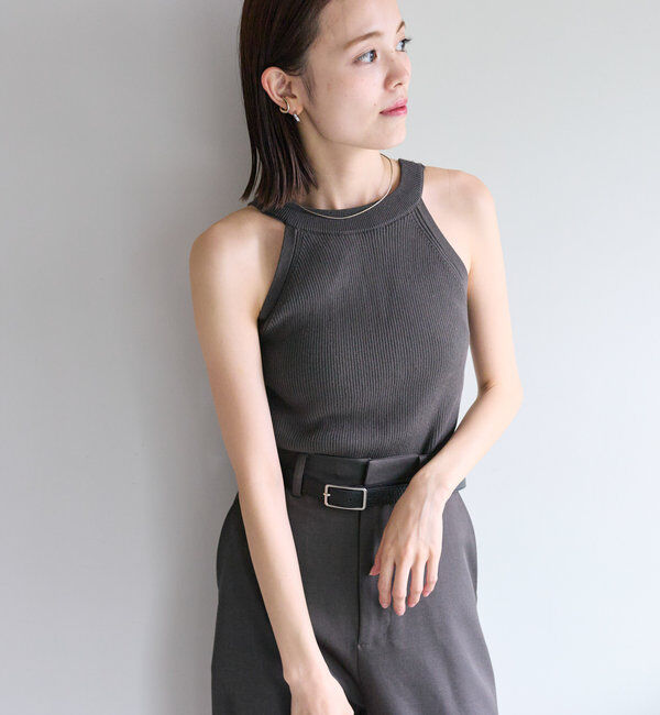  「【インナー/トップス◎】アメスリニットタンク」|キャミソール|