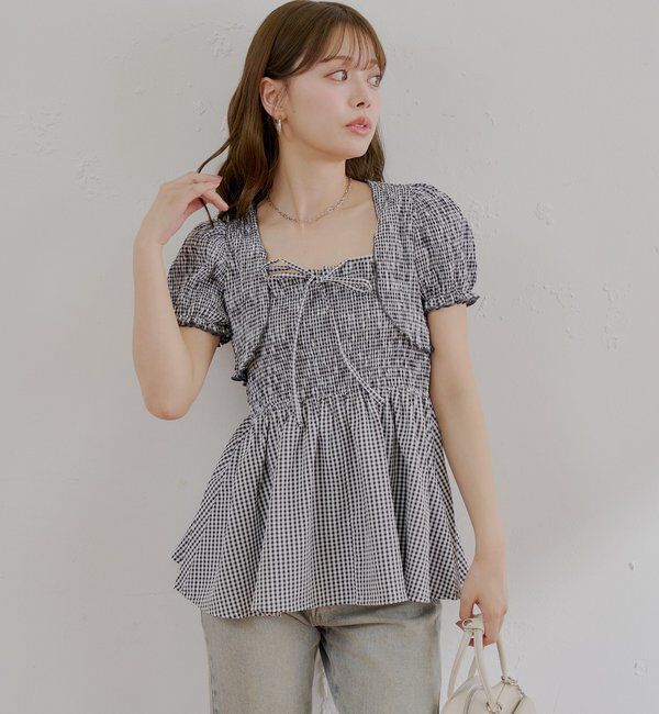  「ペプラムキャミ+ボレロセット」|カーディガン|