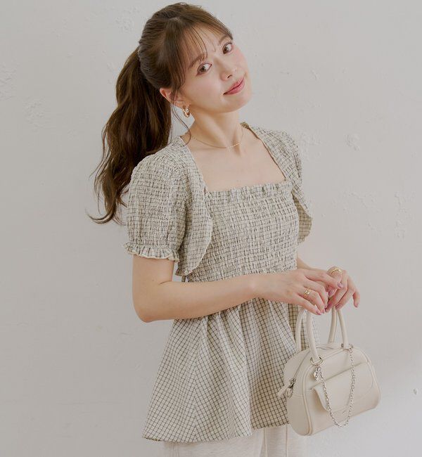  「ペプラムキャミ+ボレロセット」|カーディガン|