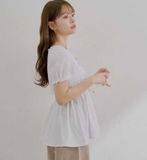  「ペプラムキャミ+ボレロセット」|カーディガン|