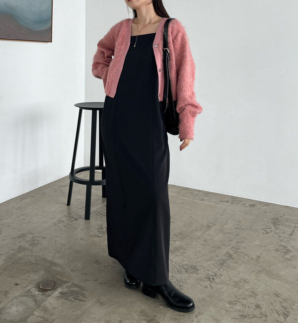  「【shio企画】フラッフィーショートカーディガン」|カーディガン|