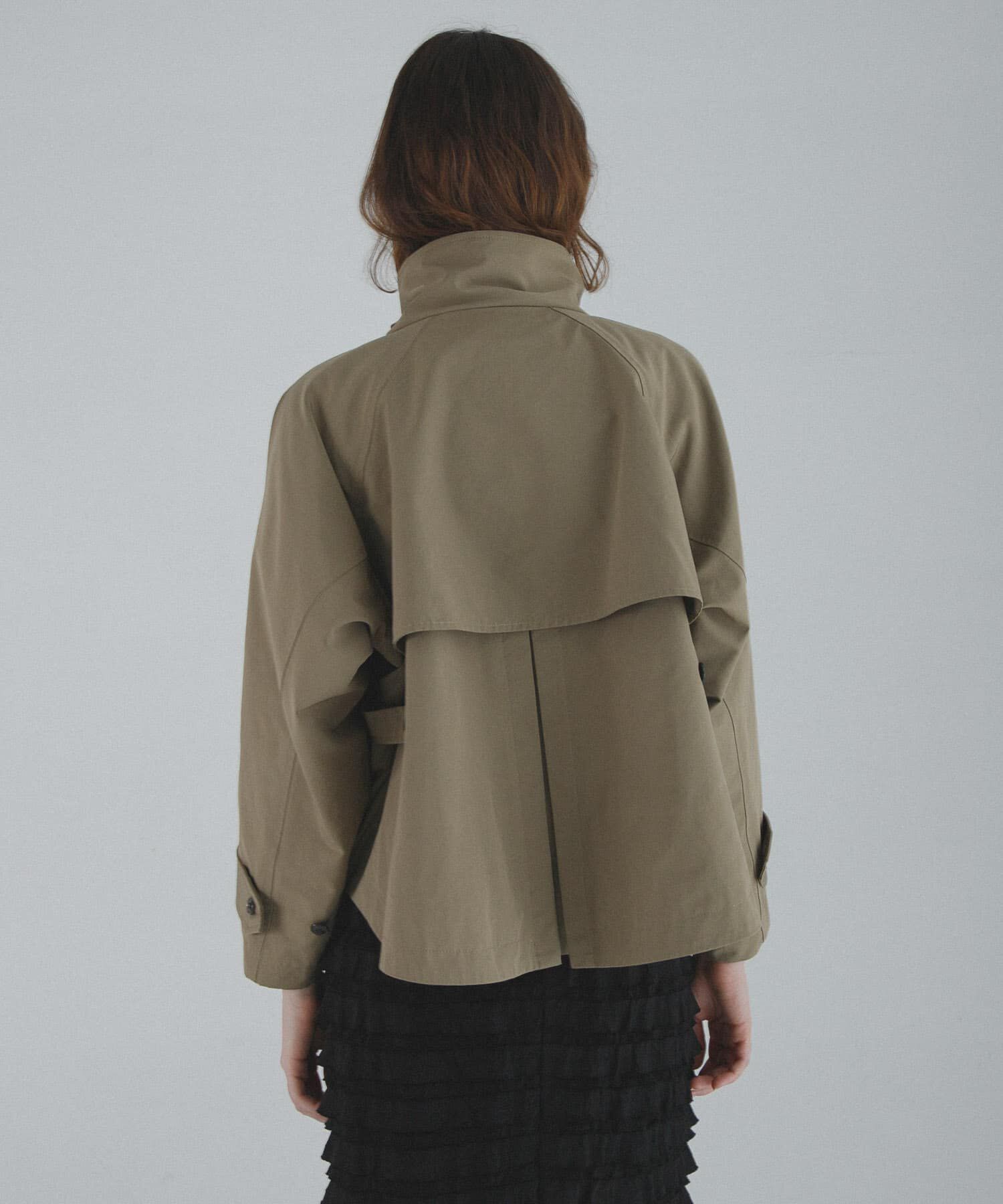 Sonny Label 「撥水バックフレアスタンドカラーコート」|ノーカラーコート|