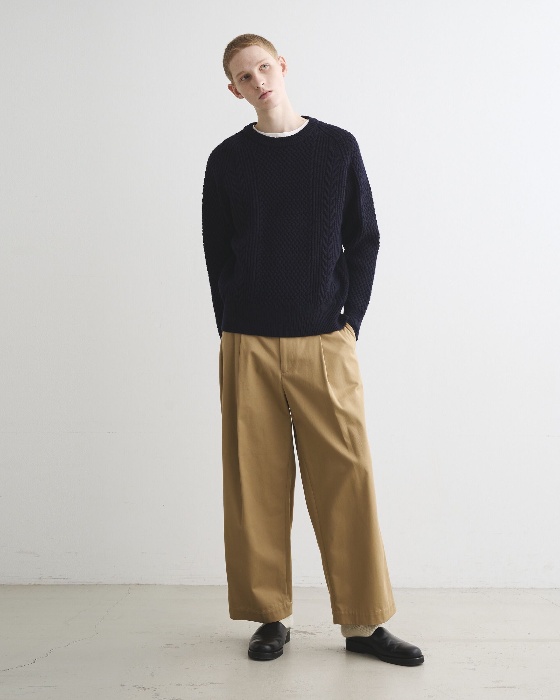 Traditional Weatherwear「FISHERMAN CREW NECK PULLOVER」|ニット・セーター|