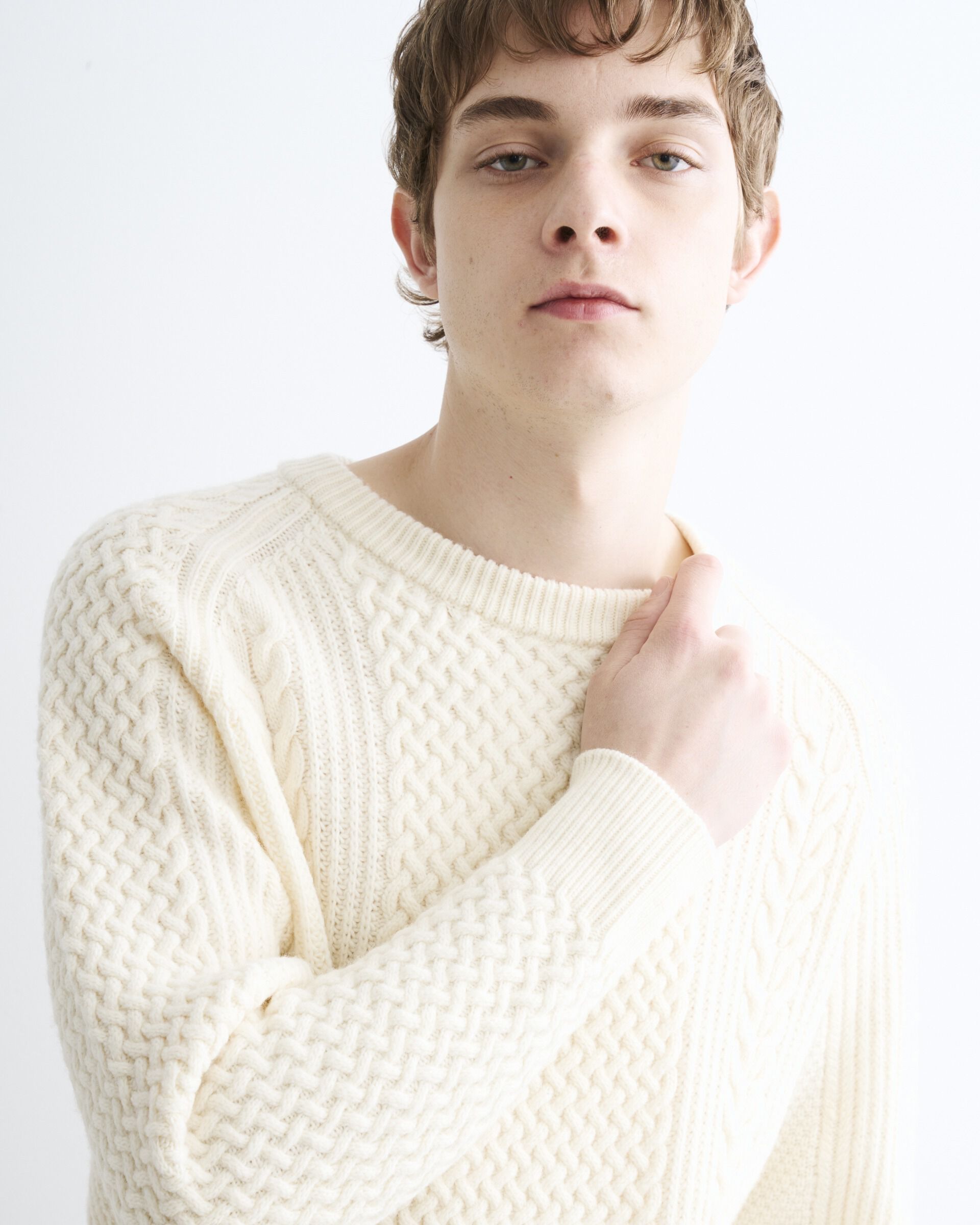 Traditional Weatherwear「FISHERMAN CREW NECK PULLOVER」|ニット・セーター|