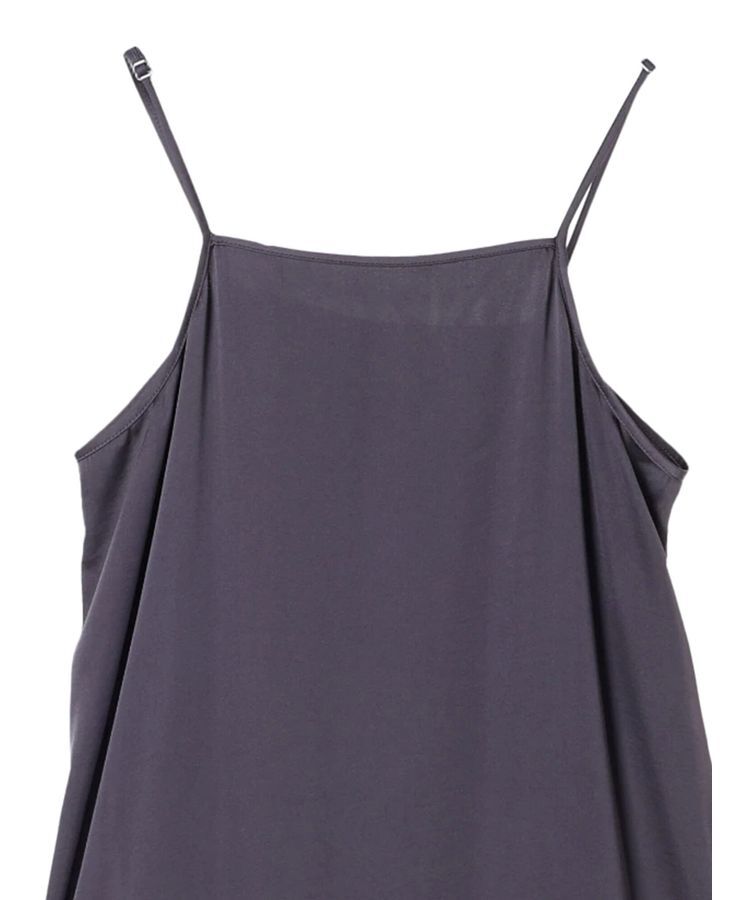 earth music&ecology「サテンティアードキャミワンピース」|ワンピース|