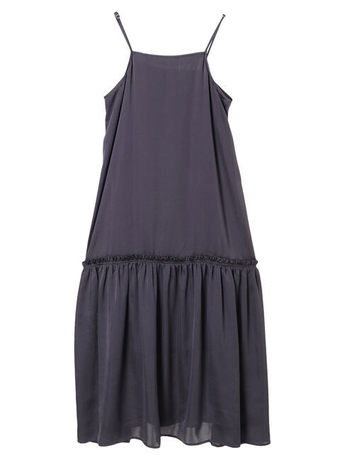 earth music&ecology「サテンティアードキャミワンピース」|ワンピース|