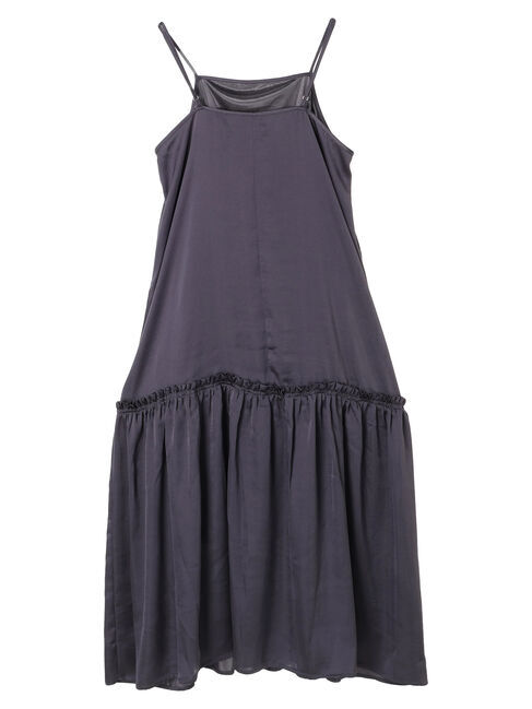 earth music&ecology「サテンティアードキャミワンピース」|ワンピース|