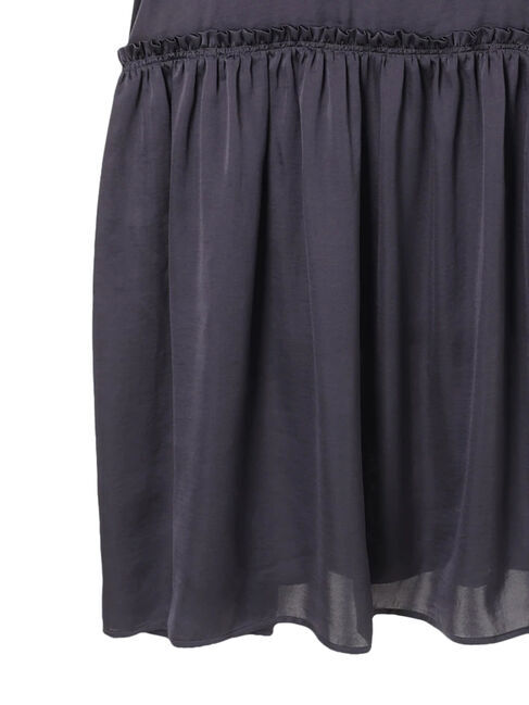 earth music&ecology「サテンティアードキャミワンピース」|ワンピース|