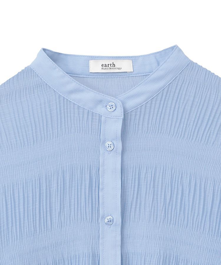 earth music&ecology「マジョリカプリーツレギュラーシャツ」|シャツ・ブラウス|